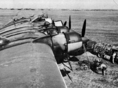 Me 323 wing, showing wing gun positions