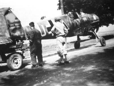 Me109 Jabo with the black triangle