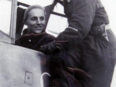 Erich Hartmann in Messerschmitt Bf109 JG52