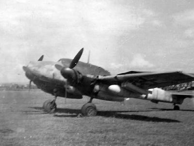 Messerschmitt Bf 110 G 2 with WGr 21 rockets 1944