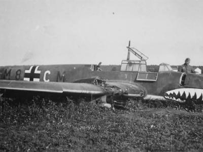 Messerschmitt Bf 110 code M8+CM of the 4/ZG 76