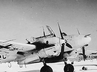 Messerschmitt Bf 110 pf the ZG26 winter