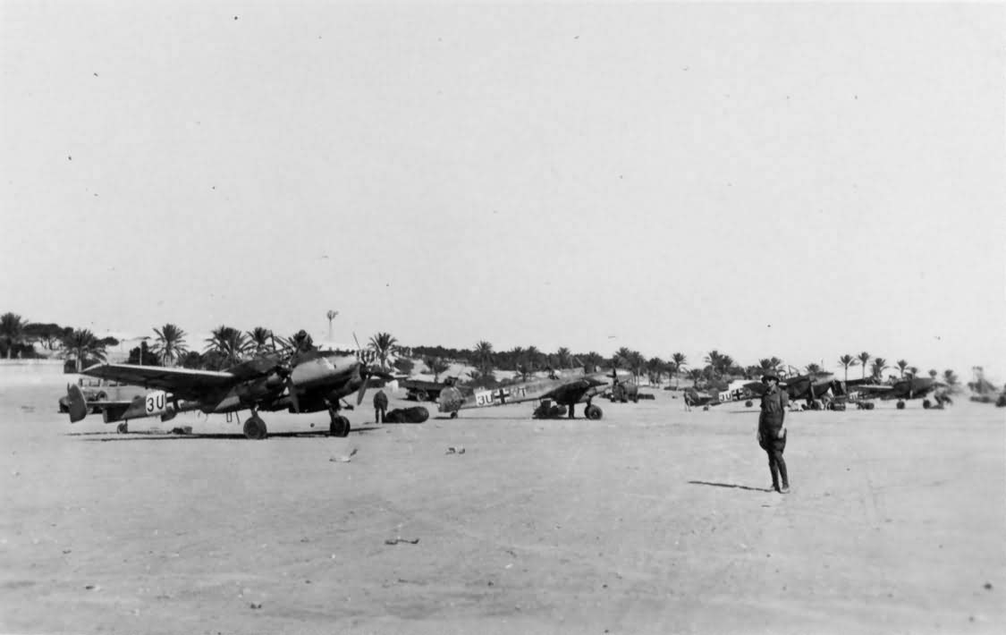 Messerschmitt Bf 110 Zerstorergeschwader ZG26 Afrikakorps
