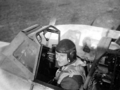 Messerschmitt Bf 110 cockpit pilot