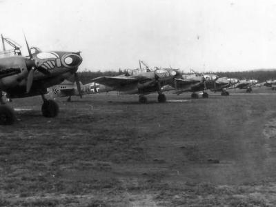 Messerschmitt Bf 110 fighters ZG1