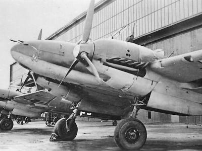 Messerschmitt Bf 110 heavy fighters