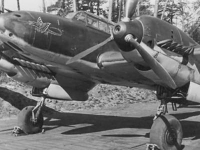 Messerschmitt Bf 110 nose art