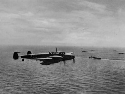 Messerschmitt Bf 110 over sea