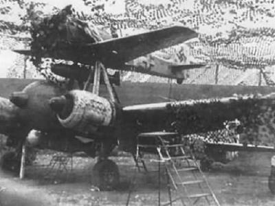 Mistel 2 Ju88 and Fw 190