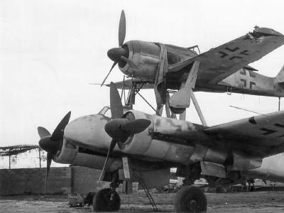 Mistel S2 Fw190 and Ju88