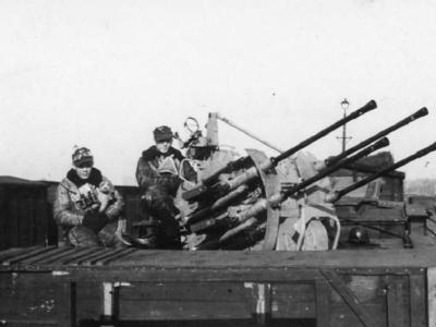 2 cm Flakvierling 38 panzerzug eastern front