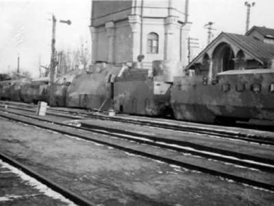 Beute Panzerzug Simferopol Krim 1941