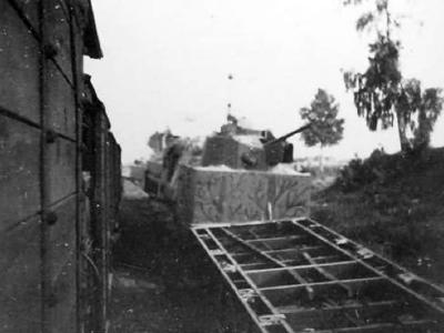 Destroyed russian armored train 6