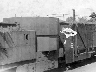Panzerzug Flakstand eastern front 1942