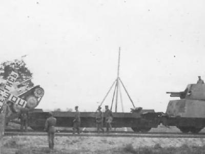 Panzerzug in Russia