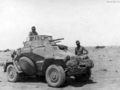 SdKfz 222 of DAK
