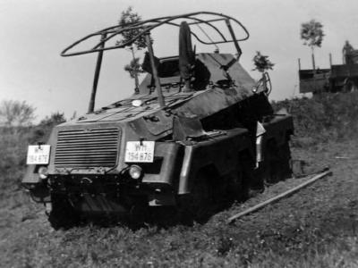 SdKfz 263 rear view