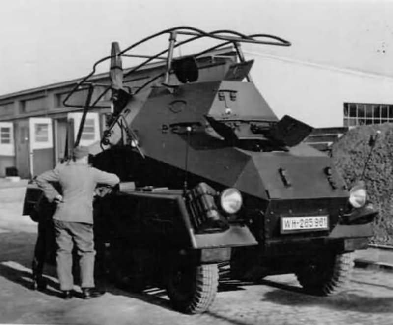 Sdkfz 263 8 rad front view