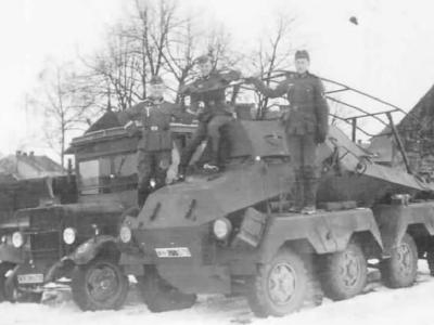 Sdkfz 263 8 rad in winter