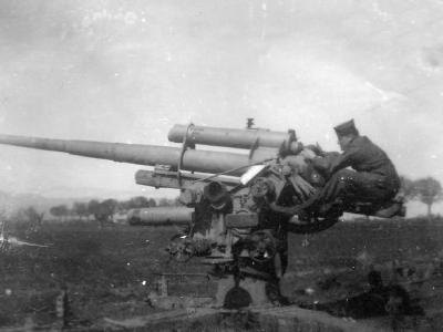 Captured German Flak 88 Marseille France