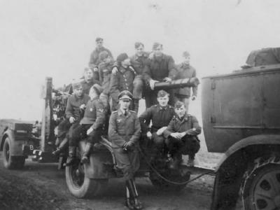 Flak 88 mm towed
