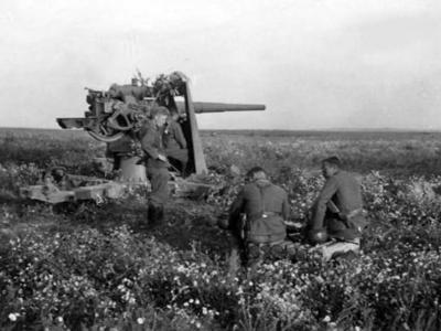 Flak 88 in anti tank position 2