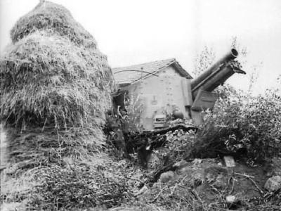 Camouflaged Grille Ausf. H named Feuer Teufel Italy 1944