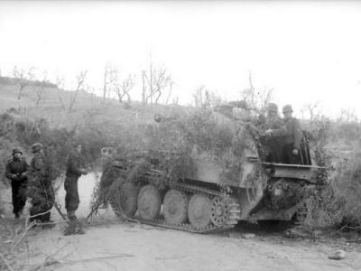 Camouflaged Grille Ausf. K Italy 1944 2