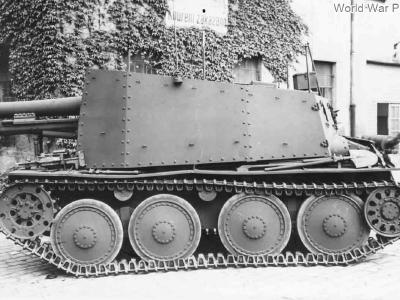 Self propelled artillery Grille Ausf H