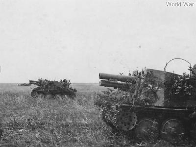 Grille Ausf H of the Panzer-Grenadier-Division Grossdeutschland