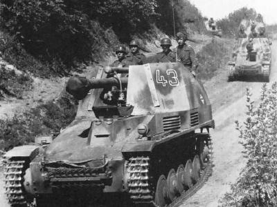 Wespe of the Division Grossdeutschland Ponyri July 1943