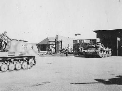 Wespe sp howitzer number 722