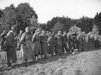 First German Soldiers Captured in Battle for Aachen 1944