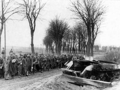 German soldiers POW