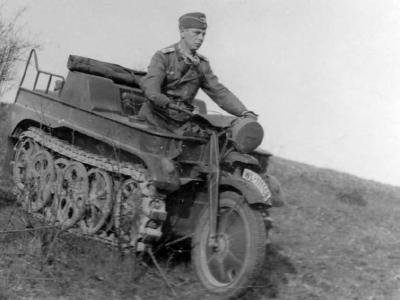 Kettenkrad sdkfz 2 of the Luftwaffe