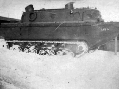 Early production LWS Landwasser Schlepper winter