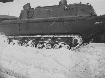 Early Land Wasser Schlepper LWS number 526, Dievenow (Dziwnów) 1942
