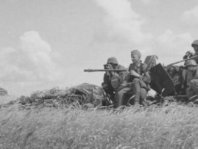 2 cm flak on SdKfz 10/4