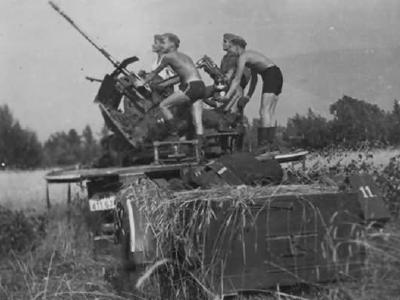 SdKfz 10/4 with flak 30