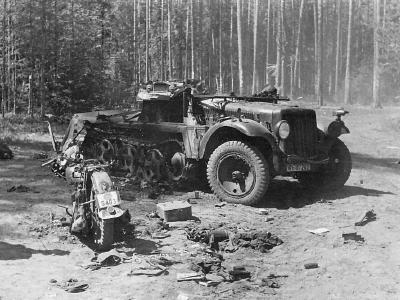 destroyed SdKfz 10