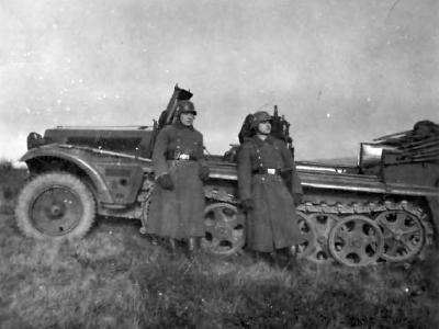 german halftrack SdKfz 10 13