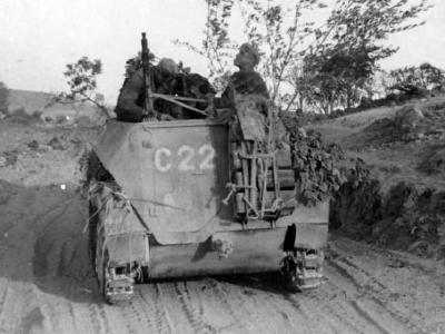 Armored halftrack SdKfz 250 code C22
