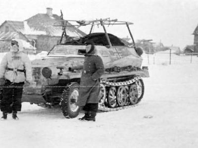 Sd kfz 250/3 winter camo