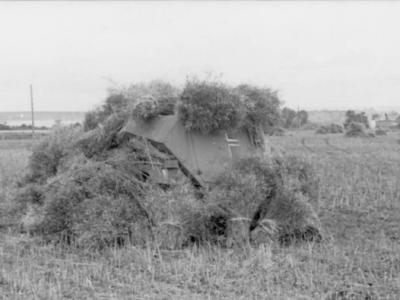 camouflaged Schutzenpanzer 1941 eastern front