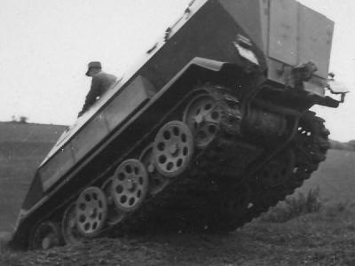 SdKfz 251 half track trials