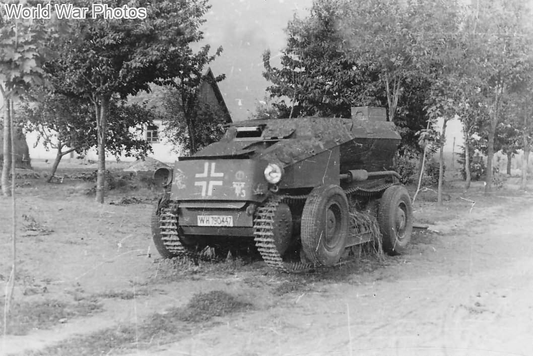 Artillery Tractor Sdkfz 11 Of The 1 Panzer Division World War Photos ...