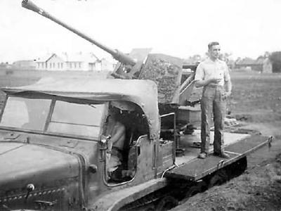 German SdKfz 6/2 – FlaK36 auf Fahrgestell Zugkraftwagen 5t (Sd.Kfz. 6/2)