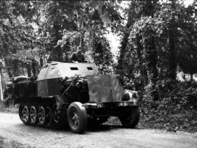 Gepanzerter SdKfz 7 France 1944