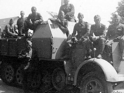 Gepanzerter SdKfz 7 of the Waffen SS