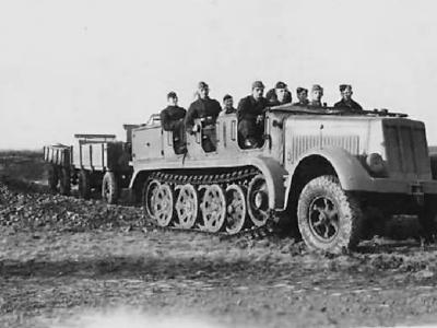 Sdkfz 7 half-tracked prime mover